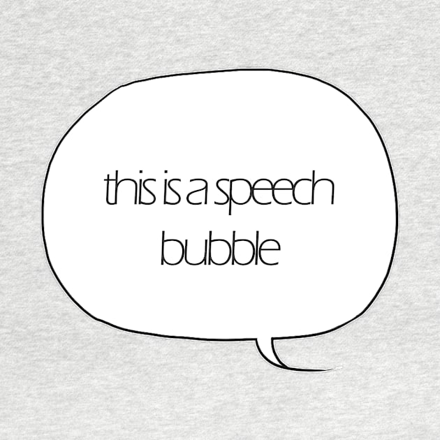 Speech Bubble by JennaIM